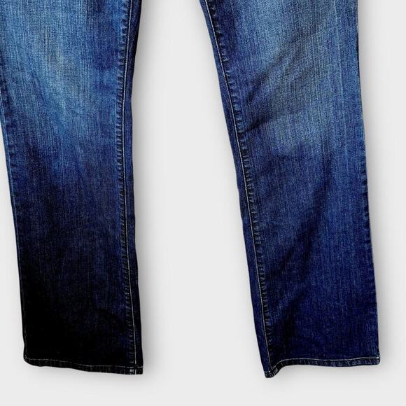 Ann Taylor LOFT Curvy Bootcut Mid Rise Blue Wash Jeans Stretch Size 30/10 Tall - Picture 5 of 13